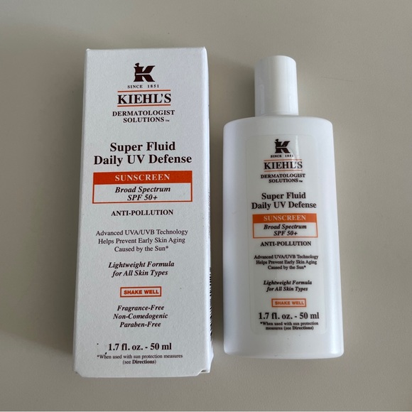 Kiehl's Skincare Nwt Kiehls Super Fluid Uv Defense Daily Facial Sunscreen Spf 5 Poshmark